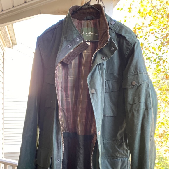 Men’s Duster Jacket - Eddie Bauer Green - Picture 5 of 5